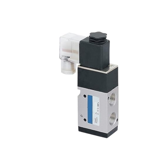 Válvula solenoide 3V420 1/2G de control neumático con bobina doble DC24V 2