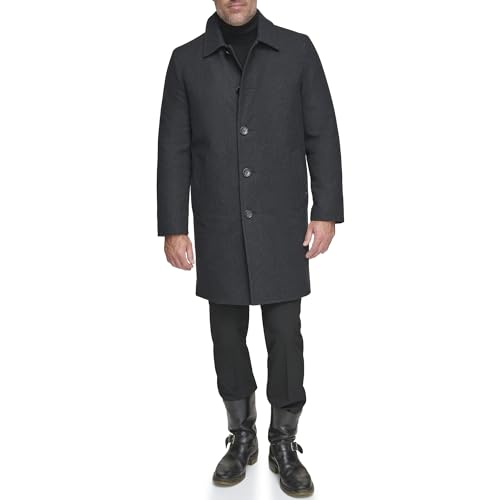 Andrew Marc Men's Wool Coat - Mid and Full Length, CHARCOAL (ANHOLT), Small by Andrew Marc - Used condition - US$37.38