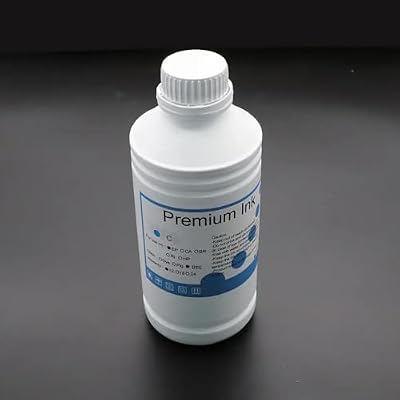 1000ml DTG Ink DX2 DX4 DX7 DX10 Compatible with Printhead TX800 5113 4720 Textile Garment Ink for Printers 4880 4900 7800 7880 9800 9880(1000ML-DTG Ink C)