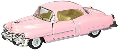 Kinsmart 1953 Cadillac Series 62 Cotton Candy Pink 2 Door Coupe 1/43 O Scale Diecast Car