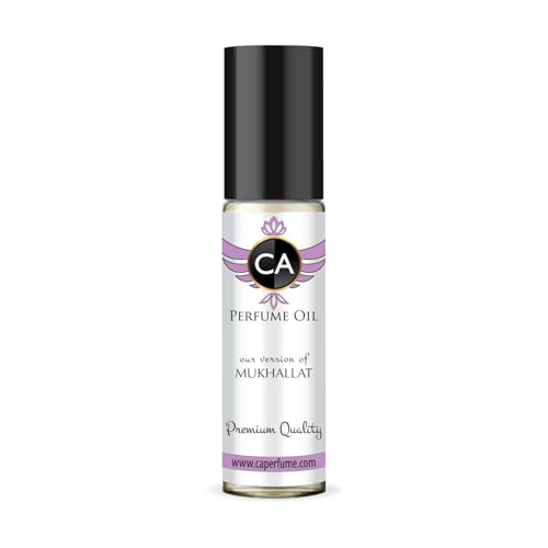 CA Perfume Impression of Mukhallat Unisex Fragrance Oil Amber Vanilla Scent Long Lasting Perfumes for Women &amp; Men Travel Size TSA Ready Mini Parfum Body Oil Roll-on 0.33 Fl Oz 10ml