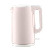 Wasserkocher, 1,7 Liter Cool-Touch doppelwandiger Teekocher, 100% BPA-freier Edelstahl, automatische Abschaltung und Trockenkochschutz, Warmhaltefunktion