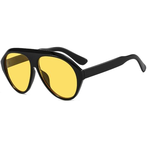 Retro Oversized Aviator Sunglasses for Women Vintage Trendy 70s Large Aviators Sun Glasses UV Protection