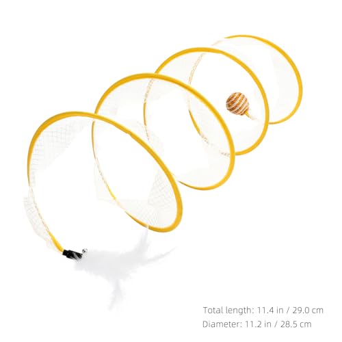 Túnel plegable para gatos que estimula el ejercicio y reduce el estrés 8