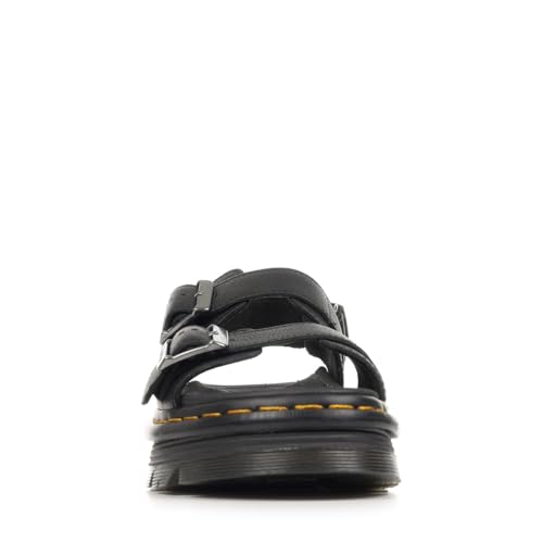 Dr. Martens Sandales Zebzag pour femme, Pise noire, 40 EU