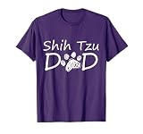 Shih Tzu Dad Breed Daddy Puppy Dog Owner Father Papa T-Shirt