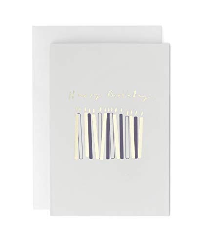 Old English Co. Birthday Card - Small Candles