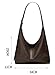 Slouchy Tote Bags for Women Retro Vegan Leather Shoulder Crossbody Bag Faux Leather Handbag Purse Satchel Soft Hobo Handbags
