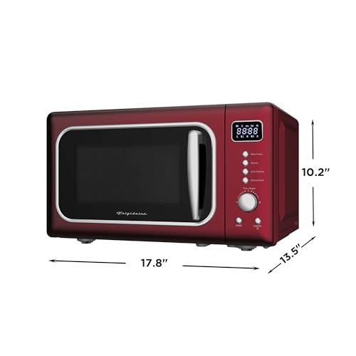 FRIGIDAIRE EMW788RETRO 0.7 cu. ft. Retro Microwave, Red-Silver by Frigidaire - Image 4