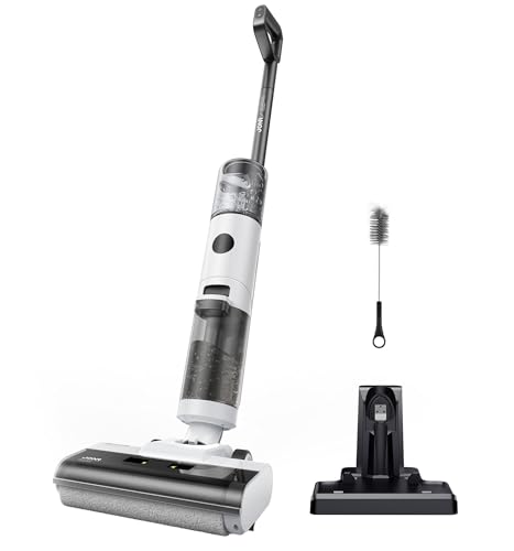 JONR ED12 Aspirateur Laveur sans Fil, Nettoyage des Bords, 30s Autonettoyage Rapide, Léger, Forte...