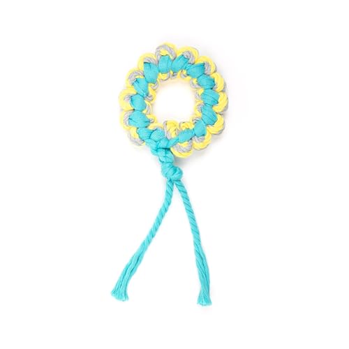 Heads Up For Tails HUFT Chewsies Ring Rope Dog Toy - Multicolor