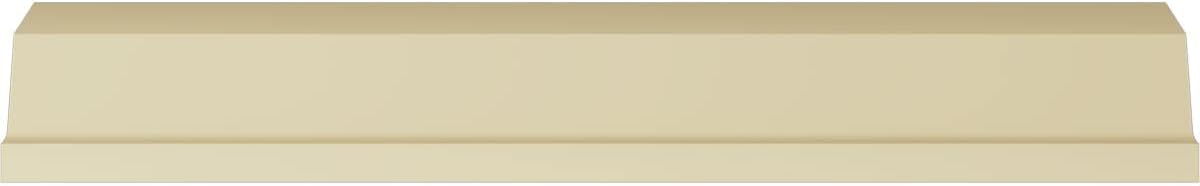 Endurathane Rose Crown Moulding, 5 1/2"H x 3 3/4"P x 6 3/4"F x 94 1/2"L, Factory Primed