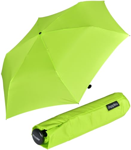 Doppler Taschenschirm zero99 - Lime Punch | Leichter kleiner Regenschirm | Mini-Regenschirm