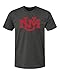 University of New Mexico Apparel UNM Lobos Logo Shirt Officially Licensed Premium Super Soft Heather Charcoal Grey T Shirt Comfy Tee for Men and Women (Large)
