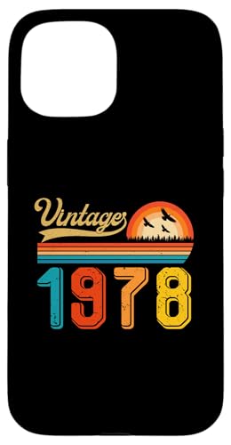 48�΂̒a���� 48�� �j�� ���� ���g�� ���B���e�[�W 1978 �X�}�z�P�[�X iPhone 15 �p