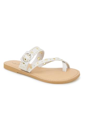 Splendid Women's Silas Sandal, White Sand, 7.0
