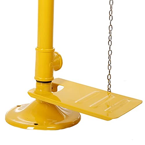 Estación combinada de Lavado de Ojos con caudal regulable y pedal 8