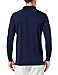 baleaf Men's Long Sleeve Golf Polo Shirt UPF 50 Quick Dry 3 Button Casual Work Outdoor Lightweight Performance Shirts Navy Size L