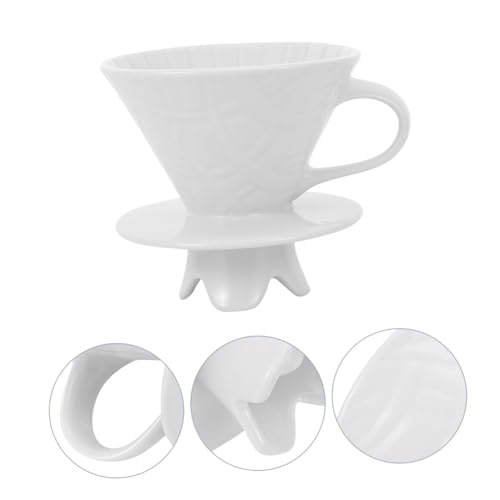 Filtre à café céramique blanche pour une extraction douce