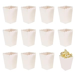 Qanye Vanillin 50 Stücke Popcorn-Boxen