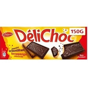 Delichoc Chocolat Noir 150g (Delichoc Dark Chocolate 150g)