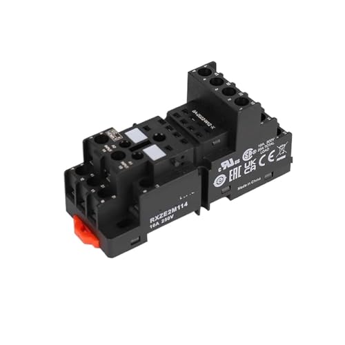 Relais temporisé REXL4TMP7 contre les surcharges avec socle de relais RXZE1M4C pour automates