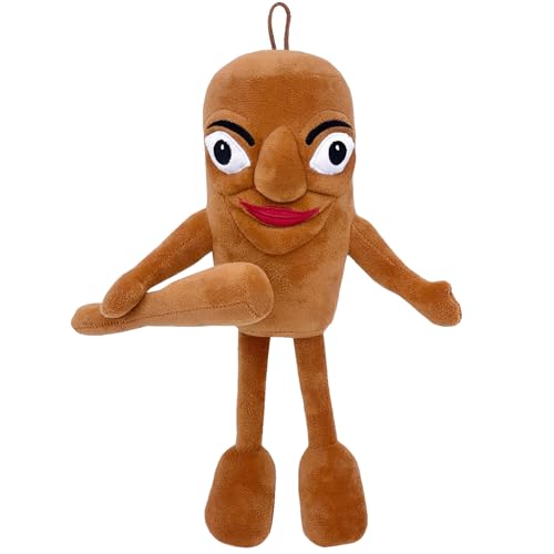 Axinyijia Italian Brainrot Peluche Giocattolo, Tralalero T-ralala Figurine Peluche Brainrot (Uomo di legno)