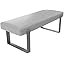 Vintage Leather White Dove - Brushed Nickel