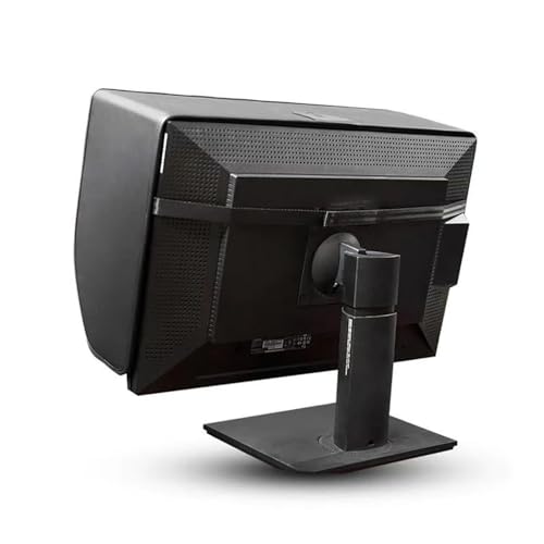 Capot de moniteur en cuir haut de gamme pour écran d'affichage 24" - 6