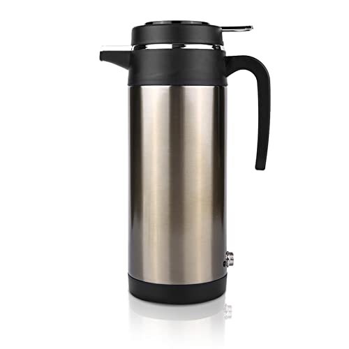 Tetera eléctrica portátil acero inoxidable 12V 1L para auto miniatura 2