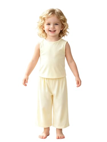 Girls Matching Set Casual Daily Wear Athletic Sweatsuit White 5-6 Years