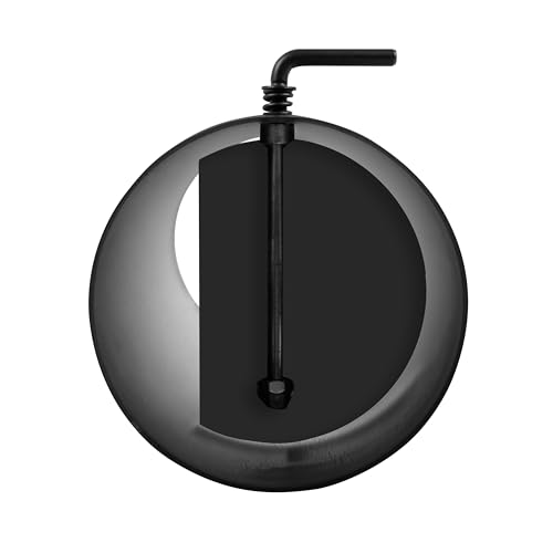 Ofenrohr EHV GmbH 120mm Durchmesser, 50cm mit Drosselklappe schwarz