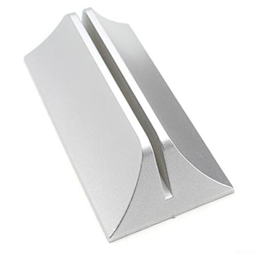 Desktop Screen Clamp for Glass Partition Baffle, Removable No-Drill Desk Divider Bracket for Office School, ABS Privacy Screen Clip, 14 x 6. cm, Silver/Black/White(Silver)