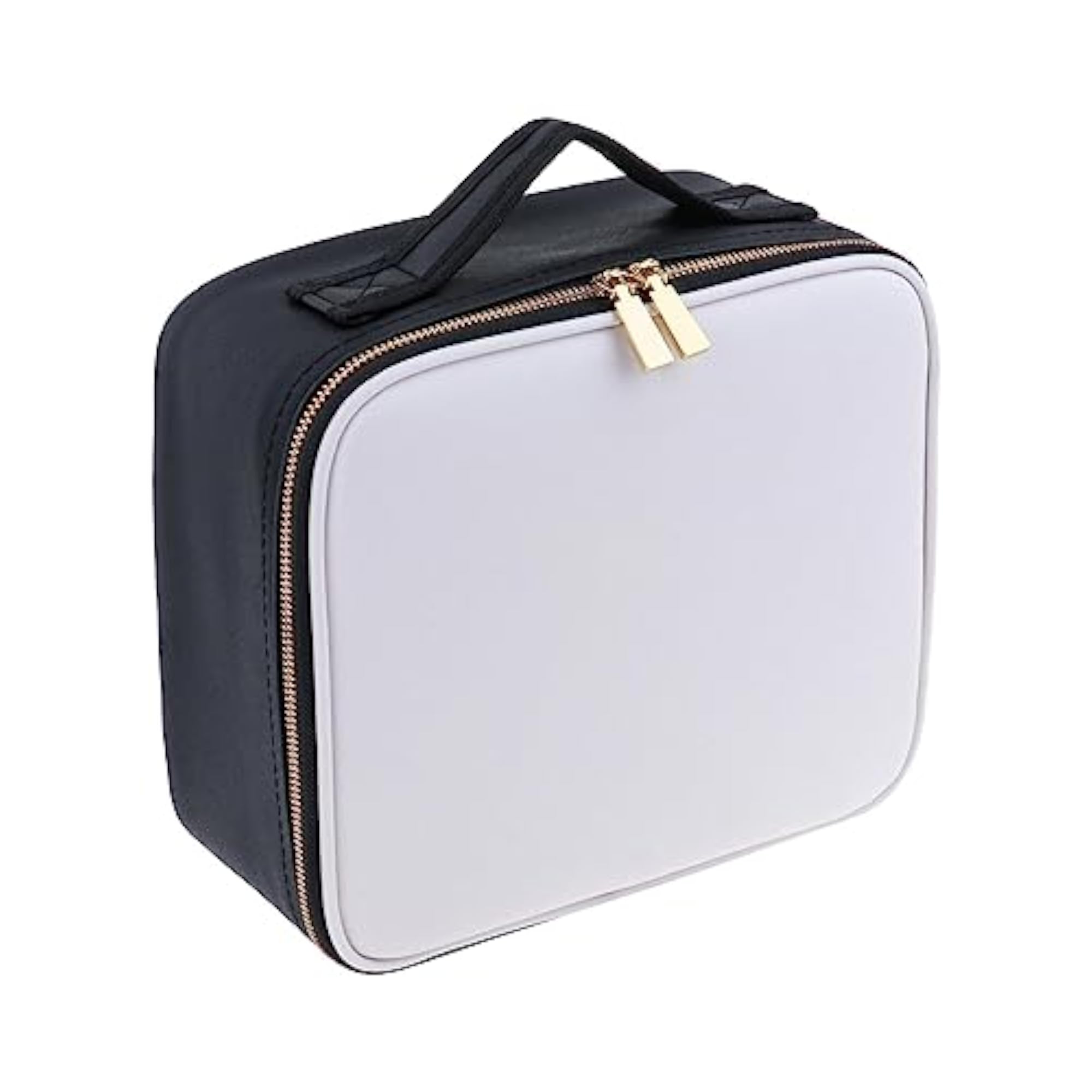 Travel Makeup Train Case with Mirror and Lights