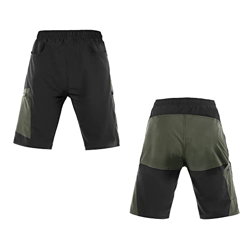 Calções de ciclismo, Snario Shorts masculino 3D acolchoado mountain bike ciclismo shorts respirável