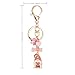 Semneroy Love Heart Gnome Keychain for Women Gift