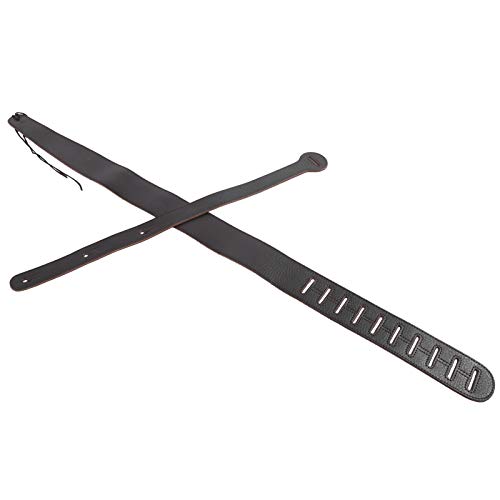 Ceinture de basse électrique professionnelle en cuir, sangle de guitare, guitare classique pour guitare acoustique basse électrique guitare électrique(47 * 7 * 3cm-brown) - Les Beatles, Paul McCartney, John Lennon, RIngo Starr, George Harrison Ceinture de basse électrique professionnelle en cuir, sangle de guitare, guitare classique pour guitare acoustique basse électrique guitare électrique(47 * 7 * 3cm-brown) – Image 5