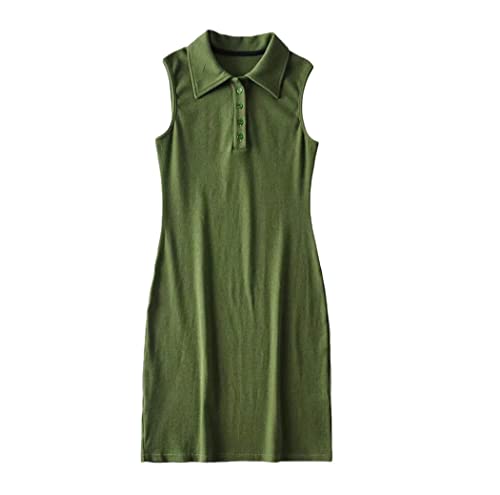 Robe polo noire vintage Haitpant en taille S pour l'été