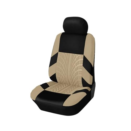 OEXRIGRU Housses De Siège Auto Universelles pour Voiture/SUV, Ensemble Complet, Protection De Banquette Avant Et Arrière Divisée House Siège Voiture(Only 1 Beige Seat)