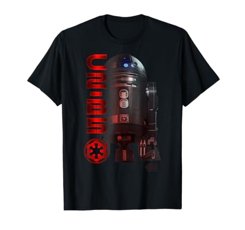 T-shirt Star Wars C2-B5 imprimé Rogue One en coton noir