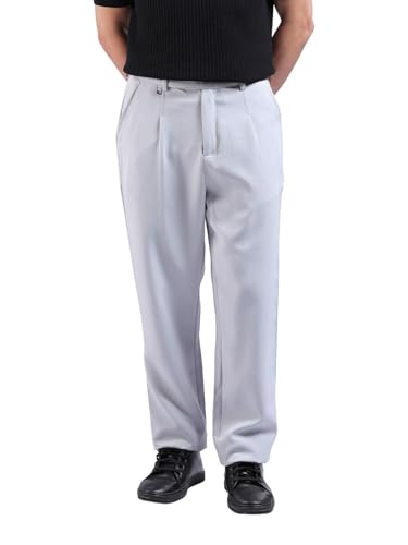 Image of The Indian Garage Co Men Loose Tapered Solid Mid-Rise Stretchable Gurkha Pants