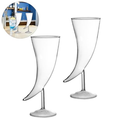 Verres à vin en forme de corne pour sublimer votre bureau