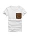 WXBUY Kids Boy Original Patch Pocket Cotton Short-sleeved T-shirt 2-3T