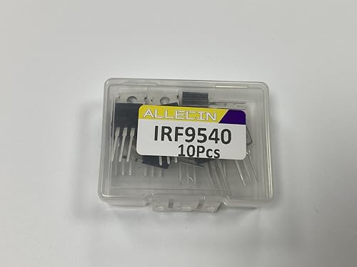 ALLECIN IRF9540 IRF9540N MOSFET Transistors 100V 23A IRF9540NPBF P-Channel Power Mosfets Transistor 100 Volt 23 Amp TO-220 (Pack of 10Pcs)