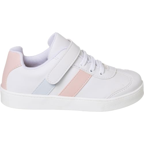 Tênis Infantil Feminino Tininha Escolar Moda Conforto Casual (Branco, BR, Criança de 4 a 8 anos, Num