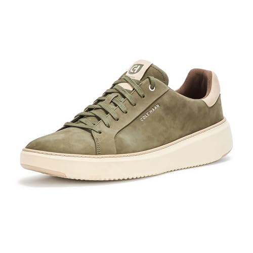 Cole Haan Women's Grandpro Topspin Golf Sneaker, Dusty Olive, 8.5 Wide