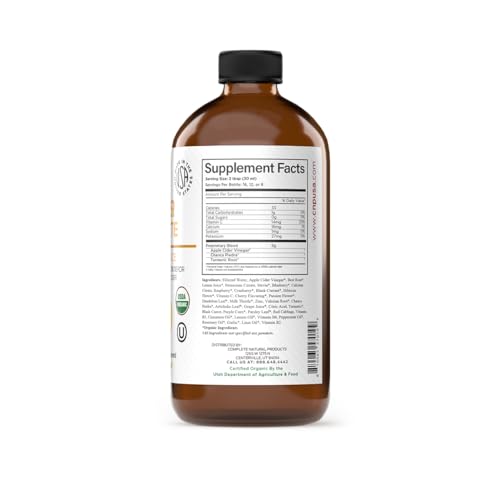Gallbladder Complete Stone Breaker Liquid 8oz - Organic Gallbladder Support Formula, Apple Cider Vinegar with Turmeric Lemon Hibiscus Chanca Piedra, Sludge Cleanse Aid, Fast Absorbing Made USA Herbal
