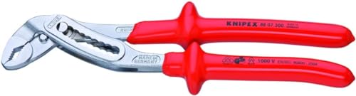 KNIPEX Alligator Wasserpumpenzange tauchisoliert, VDE-geprüft verchromt 300 mm 88 07 300