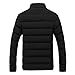 Generisch Slim Warm Outerwear Winter Coat Bubble Casual Men's Fit Coats Jackets for Men Jack Fridge, gray, XXL