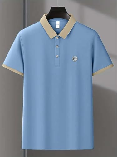 Image of Lymio Polo T Shirt for Men || T Shirt for Man || Collar T Shirt Style Men (Packs Also Available) (Polo-44-47)